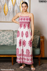 Tendenza Clasi Vintage Sleeveless Maxi Dress