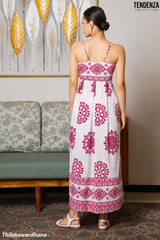 Tendenza Clasi Vintage Sleeveless Maxi Dress