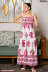 Tendenza Clasi Vintage Sleeveless Maxi Dress