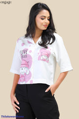 Engage Graphic Printed Top