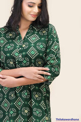 Embroidary Printed Kurtha Top