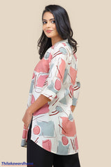 Printed Kurtha Top