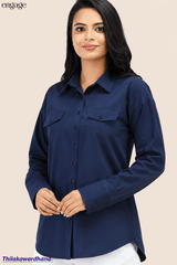 Engage Relaxed Fit Navy Utility Shirt