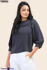 Tendenza Three Quarter Sleeve WW Top