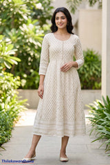 Indian Embroidered Maxi Dress