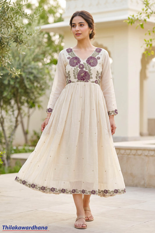 Indian Embroidered Maxi Dress