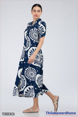 Tendenza A Line Maxi Dress