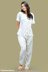 Printed 2pcs Night Dress Set