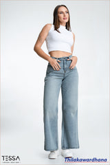 TESSA High Rise Wide Leg Jean