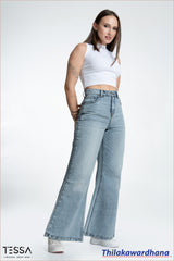 TESSA High Rise Wide Leg Jean