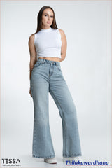 TESSA High Rise Wide Leg Jean