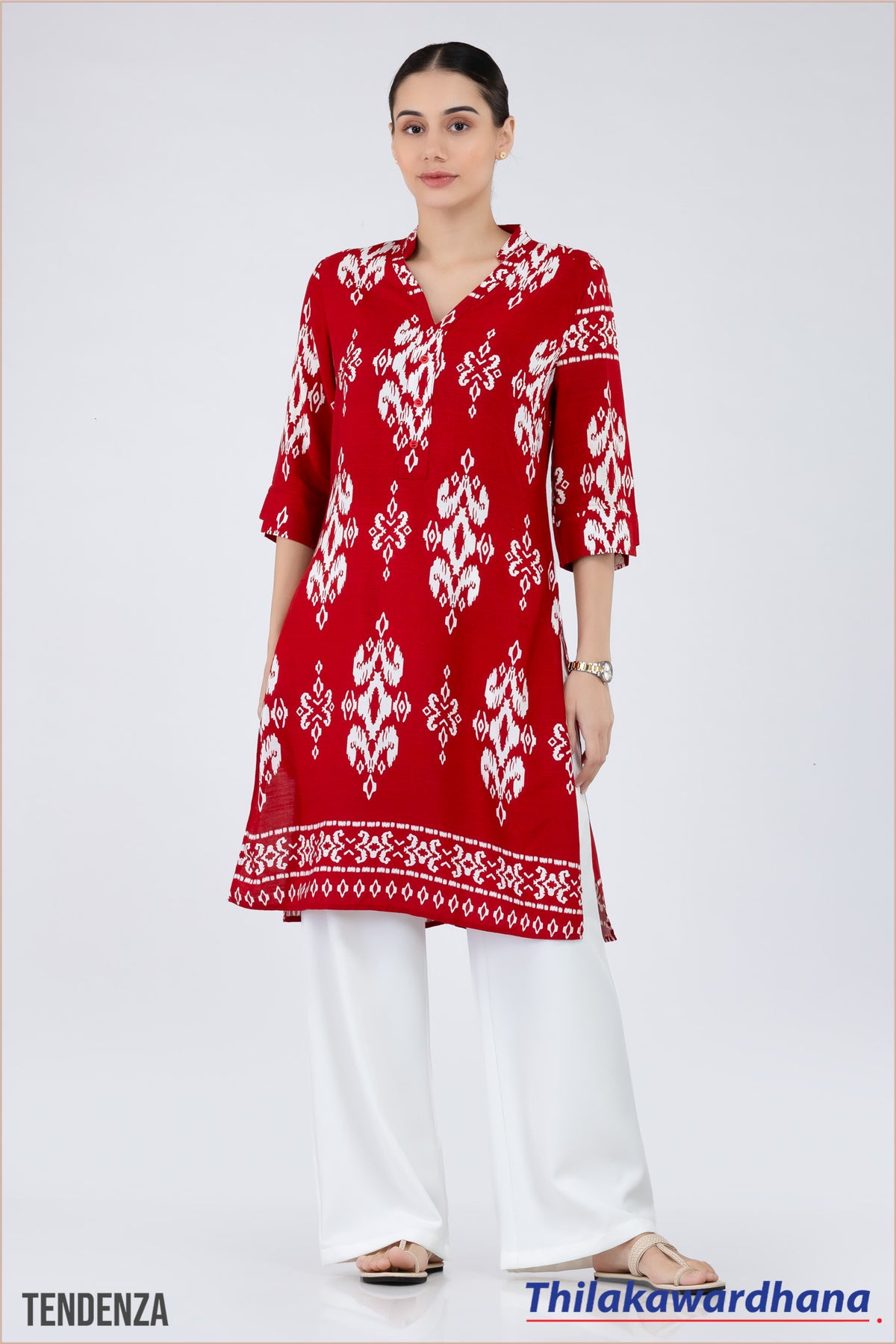 Engage Printed Kurtha Top