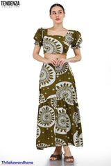 Tendenza Tiered Printed Skirt