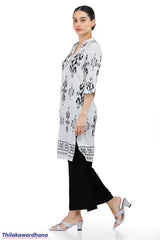 Engage Printed Kurtha Top