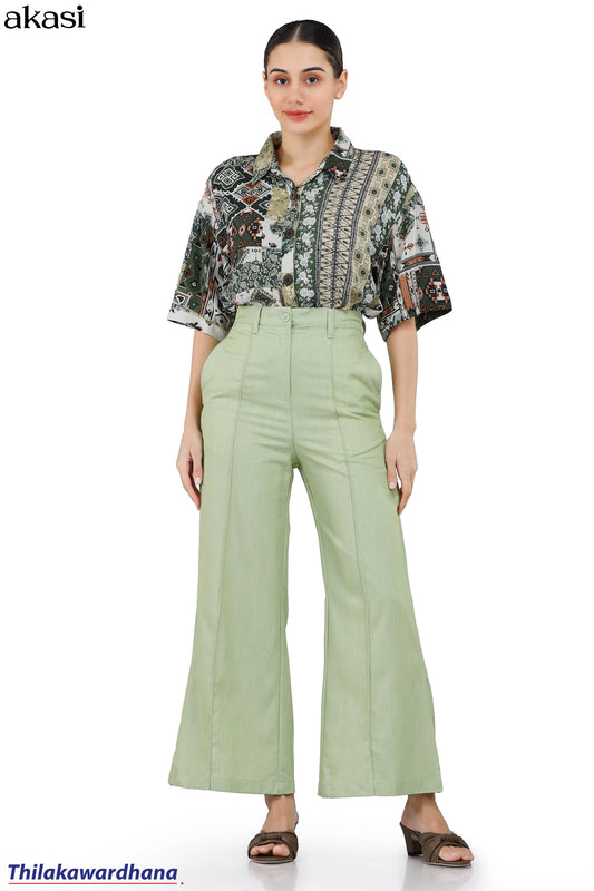 Akasi High Waist Seam Detailed Pant