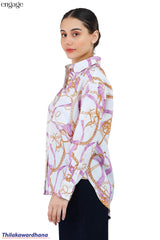 Engage Gold Chain Print Shirt