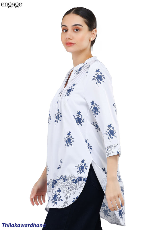 Engage Printed Long Top