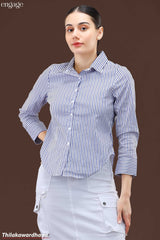 Engage Long Sleeve Striped Shirt