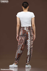 Tendenza Smocked Waist Casual Pant