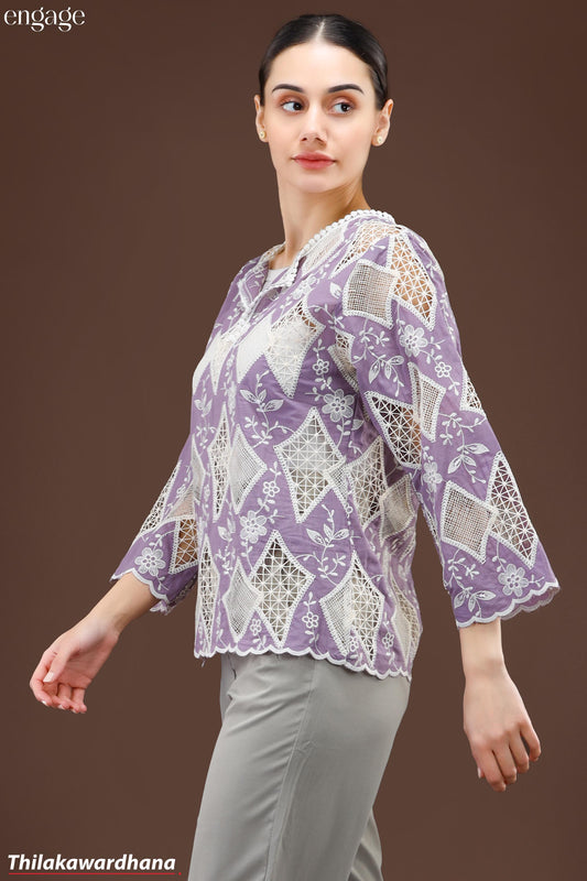 Engage Roselle Patchwork Blouse
