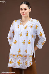 Engage Printed Long Top