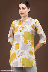 Printed Kurtha Top