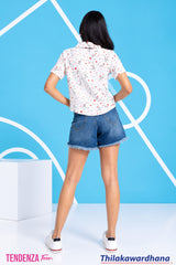 Tendenza Teen Paris Doodle Top