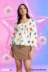 Tendenza Teen Happy Bloom Top