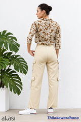 Akasi High Waist Cargo Pant