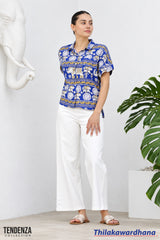 Tendenza Short Sleeve Printed Shirt