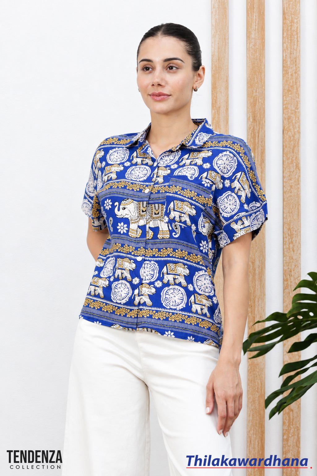Tendenza Short Sleeve Printed Shirt