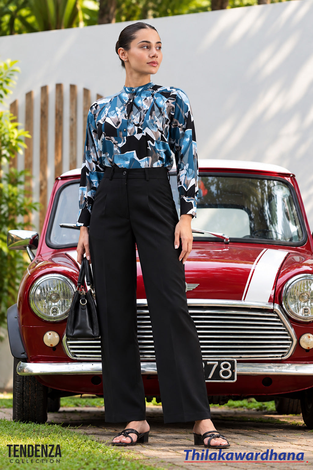 Tendenza High Waist Pleated Pant
