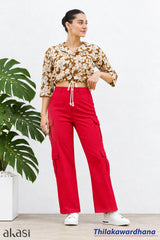 Akasi High Waist Cargo Pant