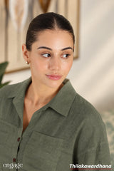 Engage Long Sleeve Linen Top
