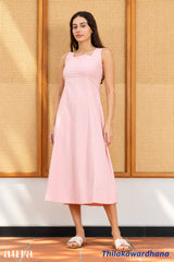 Aura Panelled Midi Dress