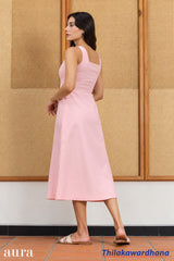 Aura Panelled Midi Dress