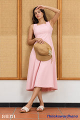 Aura Panelled Midi Dress