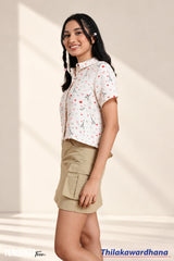 Tendenza Teen Paris Doodle Top