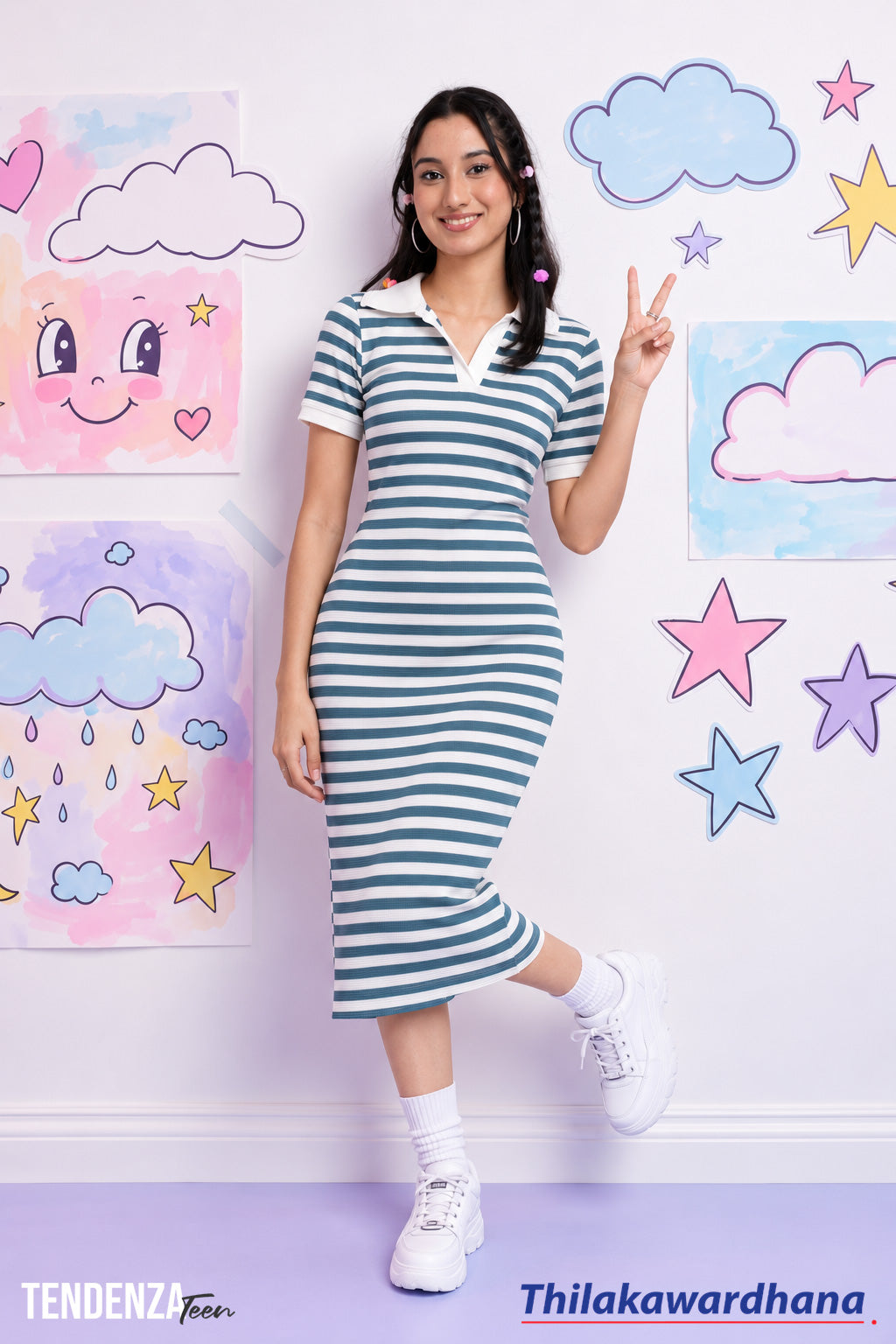 Tendenza Teen Luna Polo Dress