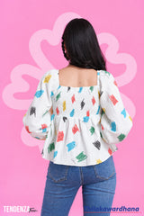 Tendenza Teen Happy Bloom Top