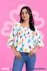Tendenza Teen Happy Bloom Top