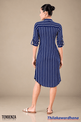 Tendenza Striped Shirt Dress