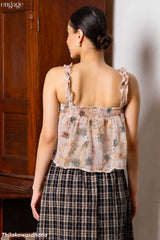 Engage Willow Bloom Frill Top