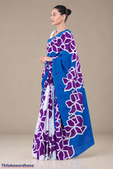 Printed Batik Saree