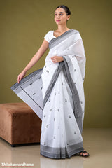 Embroidery Detailed Cotton Saree