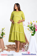 Tendenza Tiered Maternity Dress