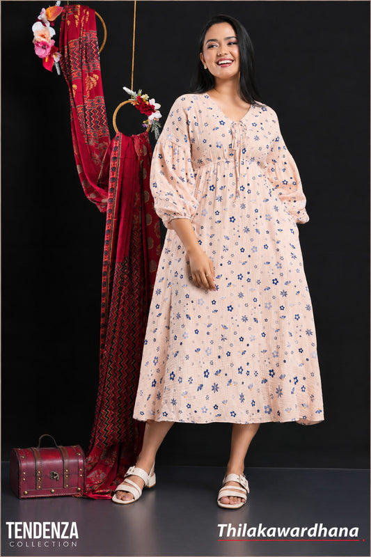 Tendenza Printed Luna Dress