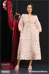 Tendenza Printed Luna Dress