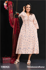 Tendenza Printed Luna Dress