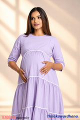Tendenza Tiered Maternity Dress